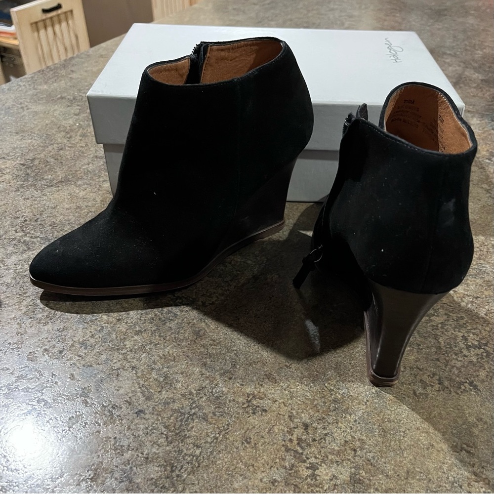Halogen Wedge Booties